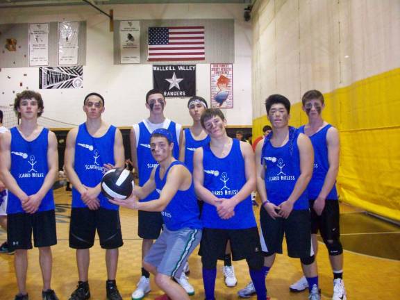 The volleyball winners are: Ryan Higgins, Rich Stecher, Tyler France, Jason McWilliams, Eric Robertson, Kyle Morales, Gabe Aseron and Luke Vandorhoff.