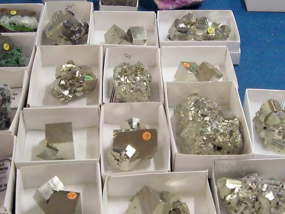 Tons of rocks and minerals were the stars during the 65th annual Mineral and Gem Show (Photo by Janet Redyke)