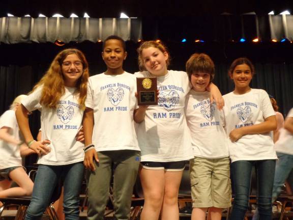 Franklin Elementary sixth grade took first place in the Battle of the Books, held at Franklin Elementary School.