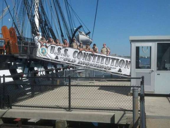 Franklin boy scouts tour Freedom Trail