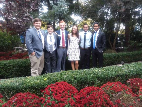 Wallkill Valley Regional High School FBLA members attended the 2018 New Jersey FBLA Fall Leadership Conference on October26 at the Pines Manor Conference Center in Edison. Pictured left to right: Zachery Dora, Ricky Limon, Garett Koch, Riley Cunniffe, Abhishek Patel, and Harshil Bhavsar.