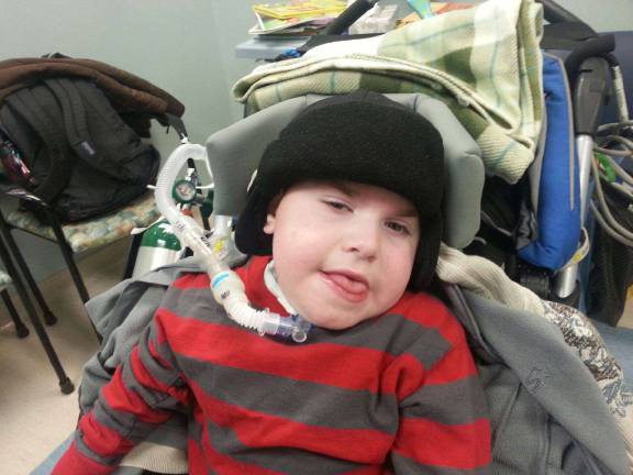Vote daily to help Sussex family get a special needs van Photo provided Locals can vote online daily to help Logan Breitenbach, 6, of Sussex win a mobility van.