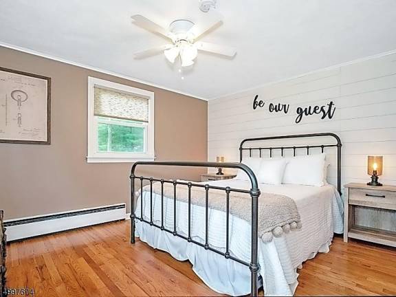 Shiplap walls give this spacious Alpine home a designer look