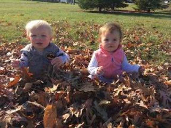K.E.E.P. offers fun for all ages Romyn and Kenzie explore the leaves at LþÄôl Keepers.