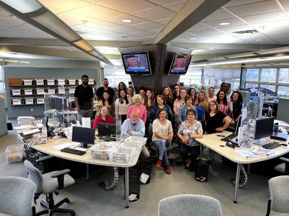 A cyberattack on our newsroom, a fire at the printer Straus News staff. Photo: Beth Quinn