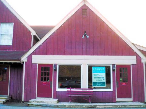 PHoto by Nathan Mayberg A an empty storefront is shown at the Old Lafayette Village, which recently went to a foreclosure sale, but received no bidders.