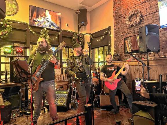 Performers playing new songs <b>Rumble City Records plays Saturday night at Brick & Brew in Franklin. (Photo courtesy of Rumble City Records)</b>