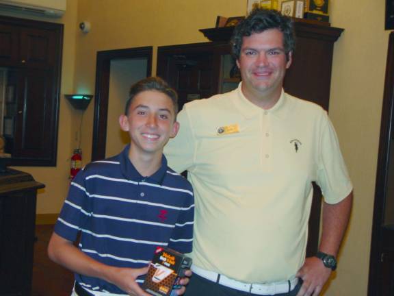 Crystal Springs hosts 9 n Dine tourney Closest to the pin winner Robbie Donnelly