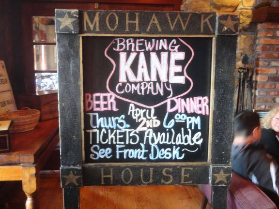 Mohawk House and Kane Brewing team up for beer dinner Photos by Scott Baker Kane Brewing and the Mohawk House join forces for a beer dinner and tap takeover.
