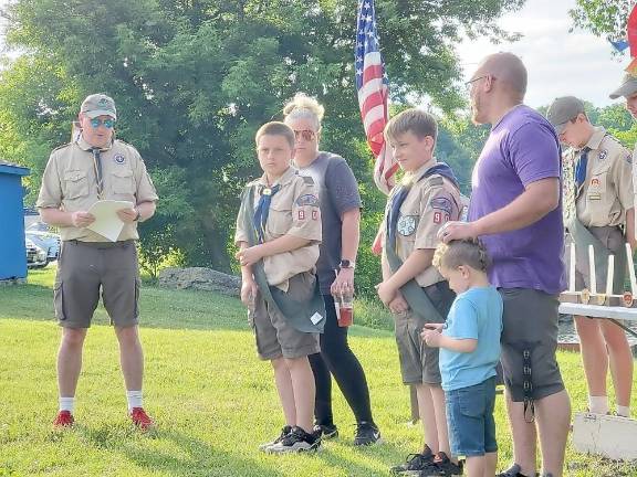 Boy Scout Troop 90 hosts end of year awards at Franklin Pond