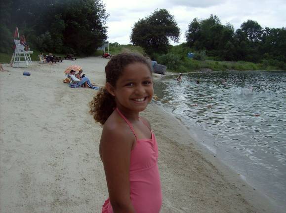 Summer KEEP accepting applications Brianna takes a break from swimming at White Lake.