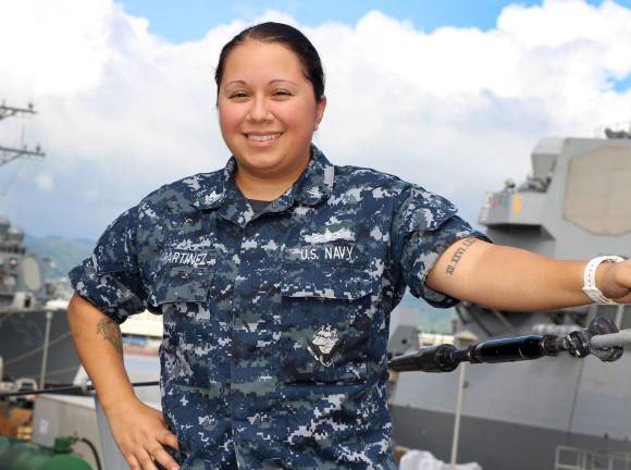 Franklin native serves aboard guided-missile destroyer Mariana Martinez