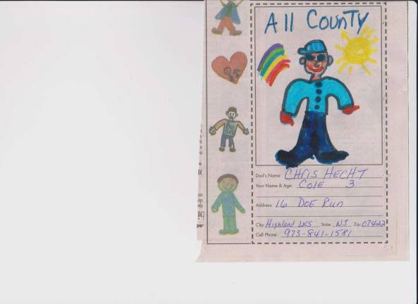 Draw Your Dad Submitted by Cole Hecht of Highland Lakes.