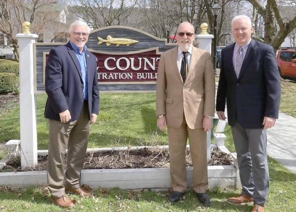 Pike to hold first fishing derby since 2019 Pike County Commissioners Matthew Osterberg, Anthony Waldron, and Ronald Schmalzle (Photo provided)