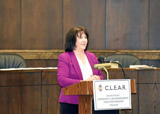 Sussex County anti-drug program celebrates its first anniversary C.L.E.A.R. Executive Director Becky Carlson