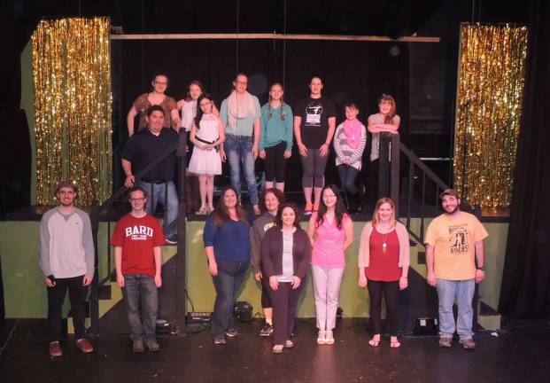 The cast of Y-Not is shown at Cornerstone Theatre.