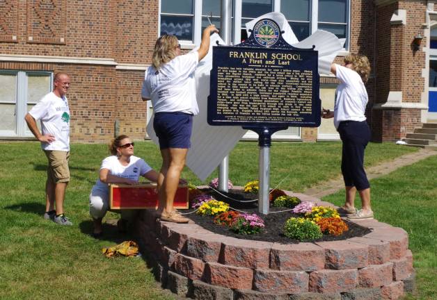 2015: The year in pictures PHOTO BY CHRIS WYMAN Under a bright blue sky hundreds of residents attended the 100th Birthday Celebration of Franklin School last Saturday. The day began with musical offerings by the Franklin School Chorus and the Franklin Band. Shortly after 1 p.m., the official Sussex County plaque recognizing the Franklin School was unveiled and doves were released to fly above the crowds. The school was the last remaining Kindergarten through 12th grade school in New Jersey until the Wallkill Valley Regional High School opened in 1982