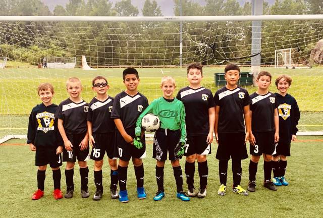 Pictured is left to right is Vernon Arsenal U-10 Boys Travel Team: Luke McFayden, Victor Sudacki, Robert Vazquez, Jean-Carlo Arrazola, Brady Heinzelmann, Adam Duba, Matthew Lee, Sean Scotto and Zachary Hammer.