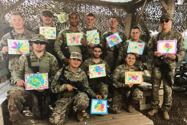 Rolling Hills students send artwork overseas