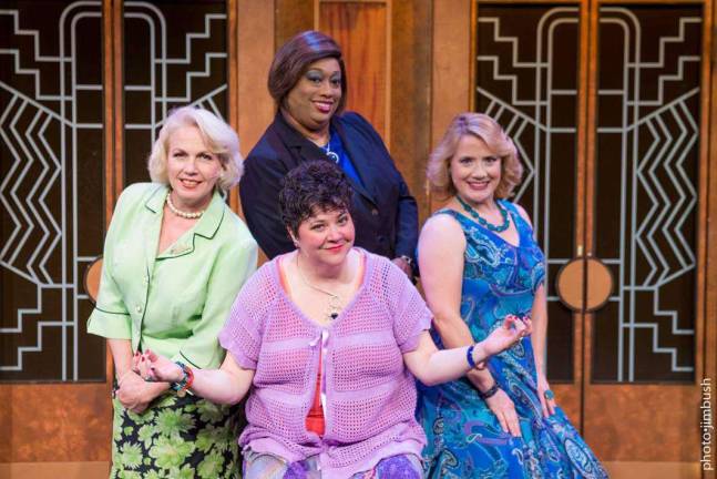 Survive 'The Change' with Menopause the Musical Photos provided Menopause The Musical - Winter Tour 2014. Pictured clockwise: Sandra Benton, Kimberly Vanbiesbrouck, Ingrid Cole, and Roberta B Wall.