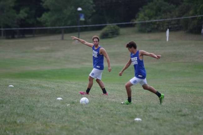 College soccer team prepares for season College soccer team prepares for season