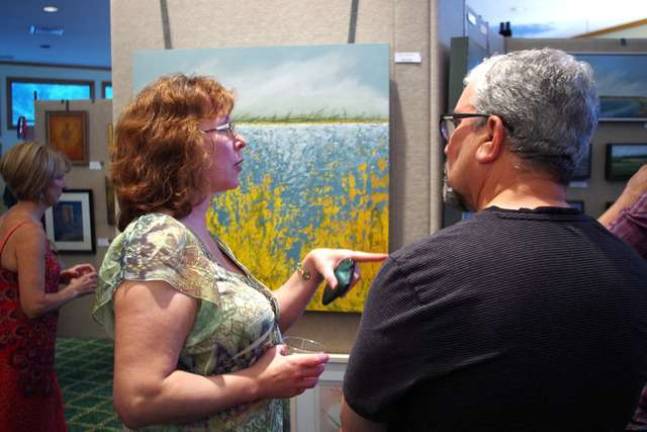 Guest artist Brenda Decker of Lake Stockholm explains the subjects she chooses for her paintings.
