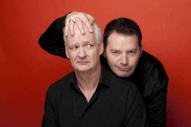 Photo provided Colin Mochrie and Brad Sherwood.