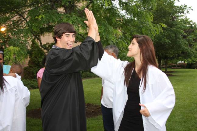 Time to celebrate Brandon Moore and Mezhda Mohammadi Photo by Gale Miko