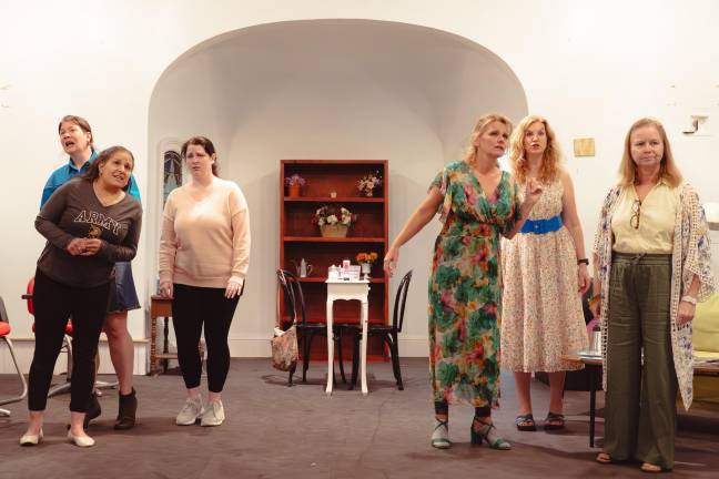 North Star to present ‘Steel Magnolias’ From left, Amanda Hobaugh, Debra Carozza, Linda Leigh DeNude, Jennifer Balogh, Linda Kadar and Christa Piper are shown.