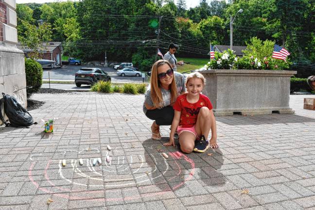 Photos: Chalk the Walk in Ogdensburg Megan and Adalyn Shenise of Ogdensburg.