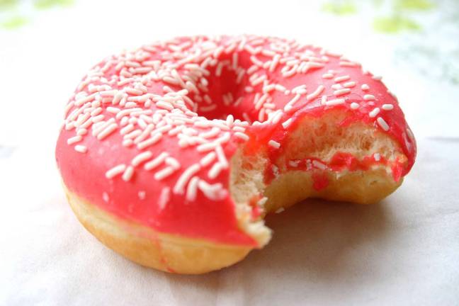 Celebrate National Doughnut Day at local eateries Stock image