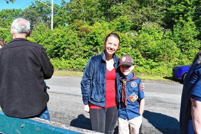Photos: Memorial Day service in Ogdensburg Alexandria Schoen and Brennan Cottrell of Ogdensburg.