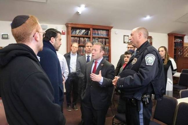 U.S. Rep Josh Gottheimer this week reminded houses of worship that they are eligible to apply for security grants to help keep New Jerseyans safe. (Photo provided)