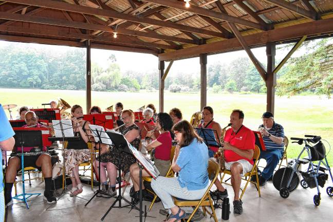 Franklin Band turns 155 FB1 The Franklin Band celebrates its 155th year during a concert July 27 under the pavilion at Fireman’s Park. (Photos by Maria Kovic)