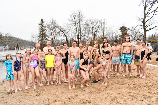 Photos: Polar Plunge in Byram Participants pose before the Polar Plunge, which was organized by the Byram Recreation Department.