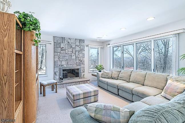 Indoor pool and mountain views will have you wanting to stay home