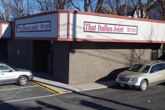 where in responses People who identified themselves as Rita LaBarck, Pam Perler, Joann Huff and Judy Pierce knew last week's photo was That Italian Joint, located in the Hamburg Corner Shoppes shopping center on Route 94 at its intersection with Route 23.