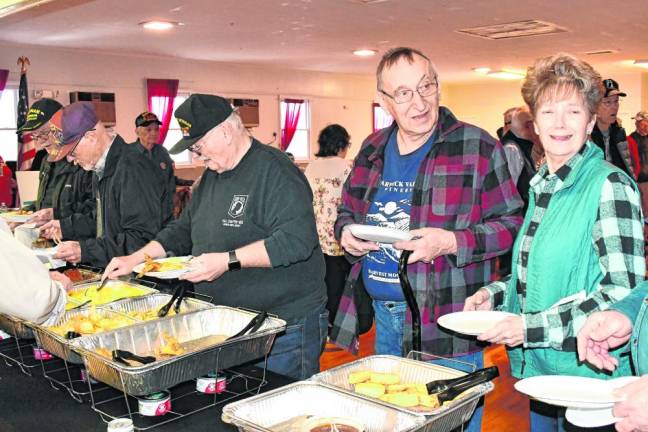 The lunch was Thursday, March 28 at American Legion Post 132 in Franklin.