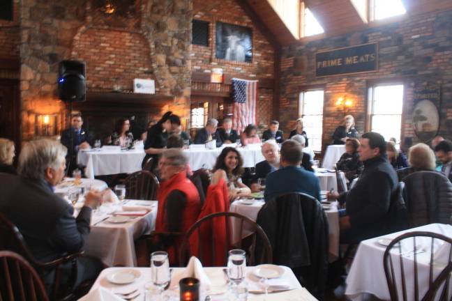 Photo by Rose Sgarlato Municipal, county and state officials gathered earlier this month at Mohawk House for a meeting of the Sussex County League of Municipalities