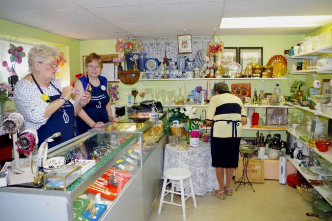 Interior of the CFCS Thrift Shop.
