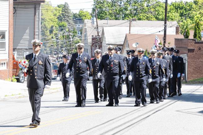 Photos: Memorial Day Parade in Franklin Franklin firefighters march in the parade.