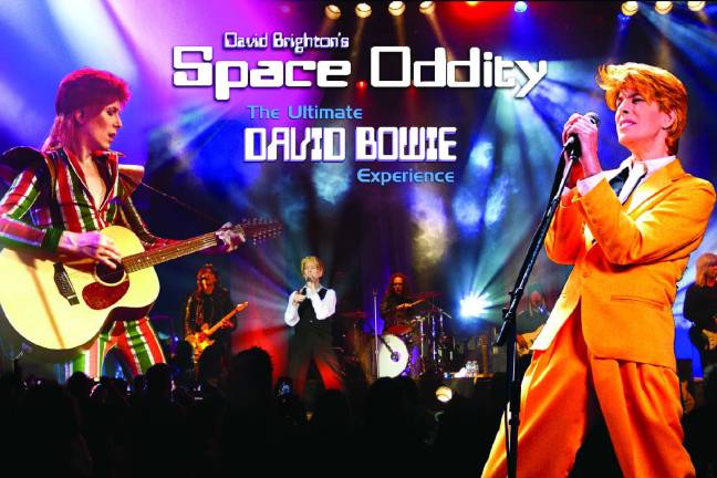 David Brighton's Space Oddity: The Ultimate David Bowie Experience will take place at Mayo Performing Arts Center on Wednesday, Aug. 10, at 8 p.m.