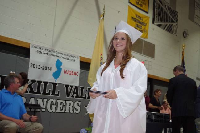Wallkill Valley Regional High School graduate Emilee Fischer.