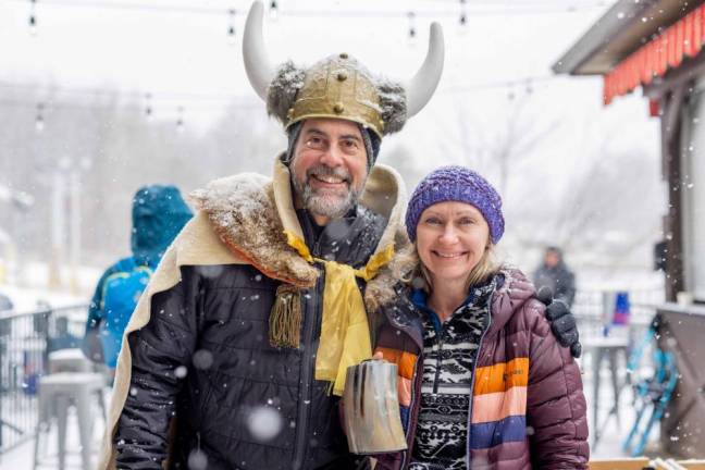 Melissa Kirz won the women’s category in the Viking Snowshoe Invasion. She completed the race in 41:04 and placed eighth overall.