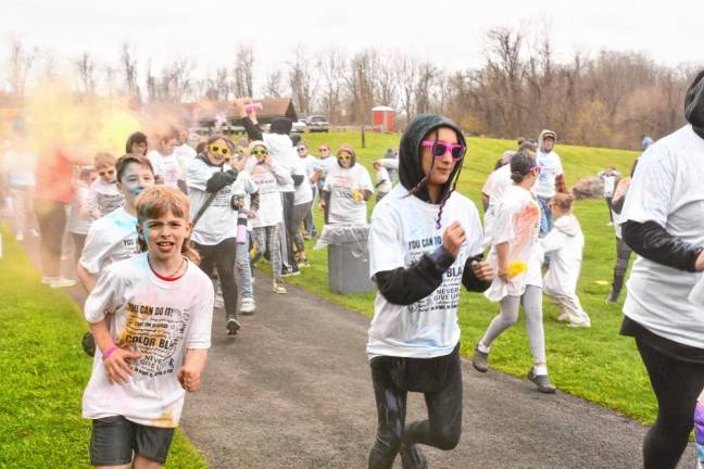 The PTA Color Run gets under way Saturday, April 13 in Hamburg at Hamburg Park.