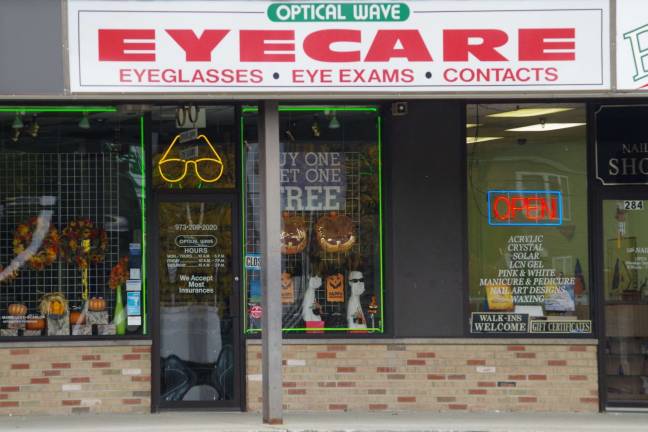 Readers who identified themselves as Phil Dressner, Pam Perler, Joann Huff, Charlie Man Dalrymple, David Phillips, Ellen Meixner, Ellyn Himmel, and David Cole knew last week's photo was of Optical Wave Eyecare, located on Route 23 North in the ShopRite Shopping Plaza.