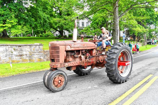 Township celebrates bicentennial Tractors were part of the bicentennial parade. (Photo by Maria Kovic)