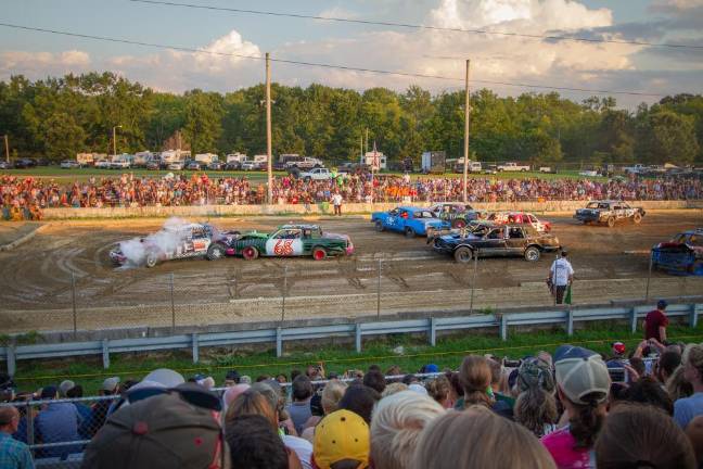 The 2019 demolition derby at the NJ State Fair