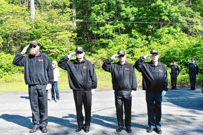 Photos: Memorial Day service in Ogdensburg Ogdensburg honor guard members, from left, are VFW Post 10152 Commander Stephen Davis, trustee Thomas Hart, post member Dion Derkach and past post commander Robert Faasse.