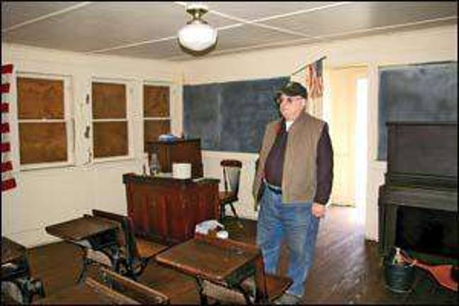 Price's Switch Schoolhouse damaged during recent storms Price's Switch Schoolhouse damaged during recent storms